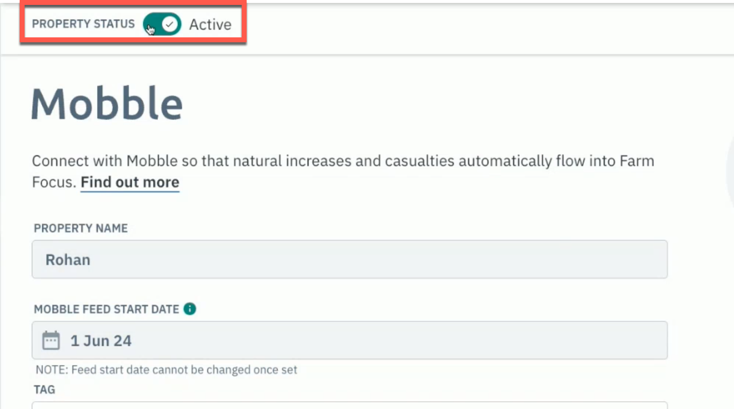 How to set up Mobble in Farm Focus
