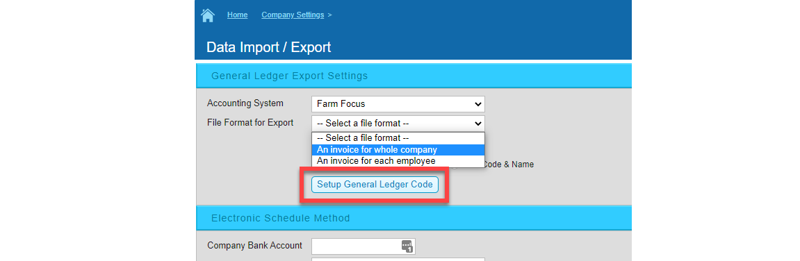How to connect or disconnect a Crystal Payroll integration with Farm Focus